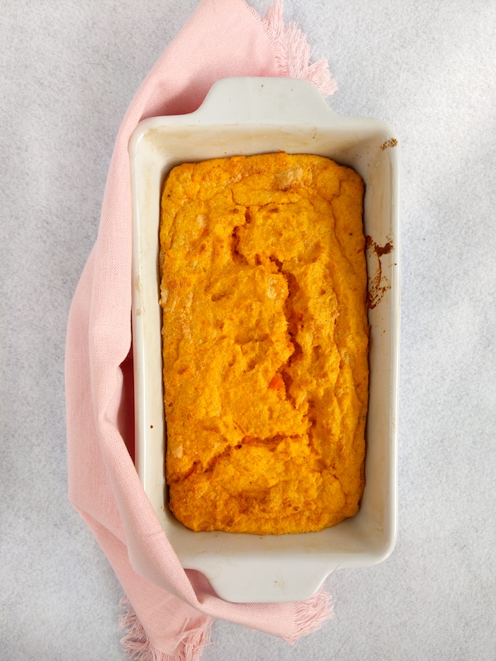 Carrot pudding (Burkānu pudiņš)